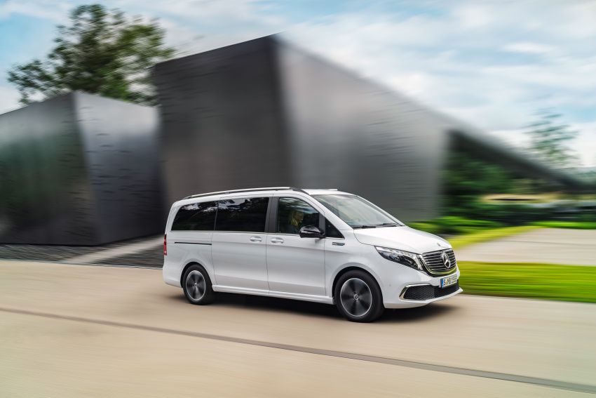 Mercedes-Benz EQV – van elektrik penuh dengan kuasa 150 kW, tempat duduk untuk hingga lapan orang 1004606