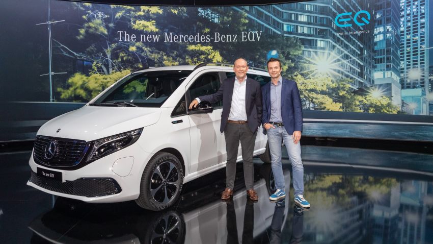 Mercedes-Benz EQV – van elektrik penuh dengan kuasa 150 kW, tempat duduk untuk hingga lapan orang 1004629