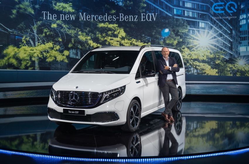Mercedes-Benz EQV – van elektrik penuh dengan kuasa 150 kW, tempat duduk untuk hingga lapan orang 1004643