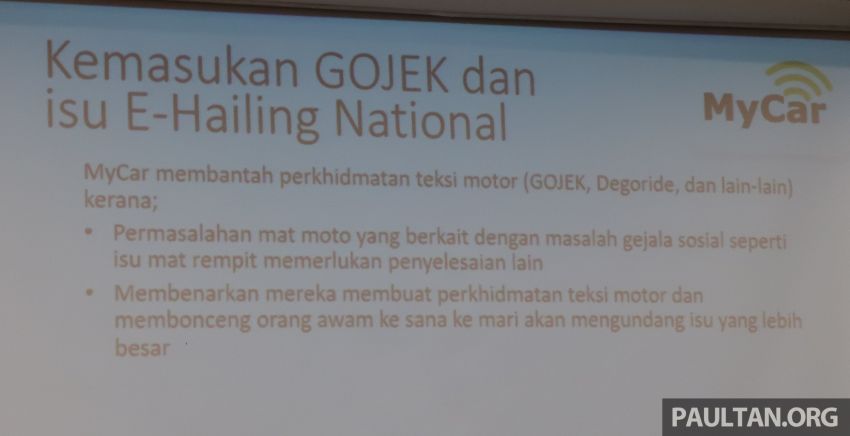 MyCar tidak setuju pelaksanaan teksi motosikal, mahu kerajaan sokong e-hailing tempatan sedia ada 1005441