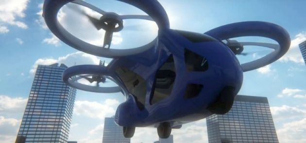 NEC unveils electric flying car prototype in Japan