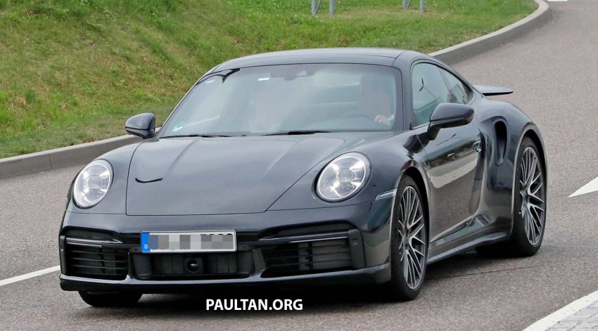 SPYSHOTS: 992 Porsche 911 Turbo drops disguise 1008705