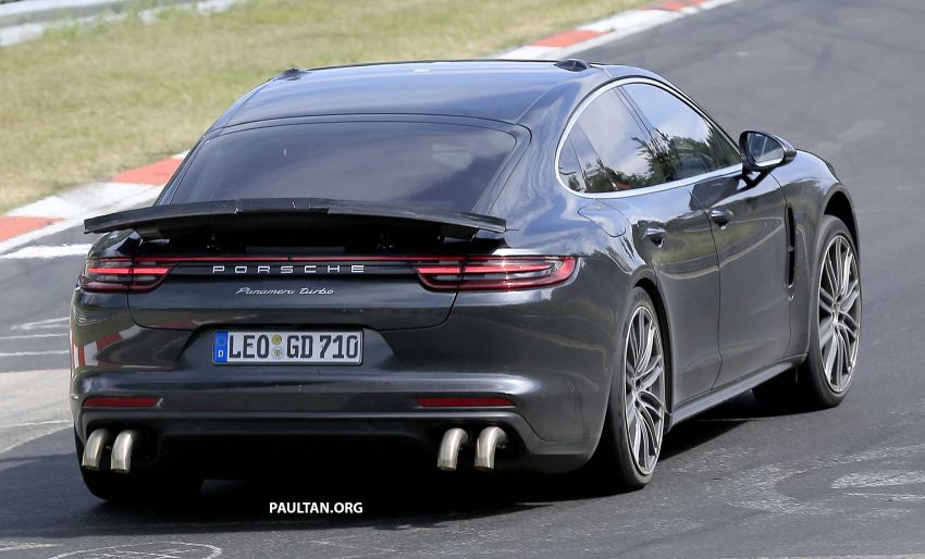 SPYSHOTS: Porsche Panamera testing aero; 820 hp? 1003279