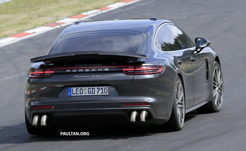 SPYSHOTS: Porsche Panamera testing aero; 820 hp? 1003280