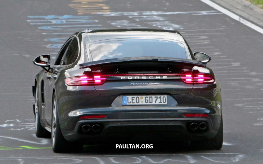 SPYSHOTS: Porsche Panamera testing aero; 820 hp? 1003292