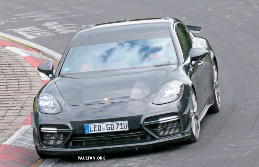 SPYSHOTS: Porsche Panamera testing aero; 820 hp? 1003294