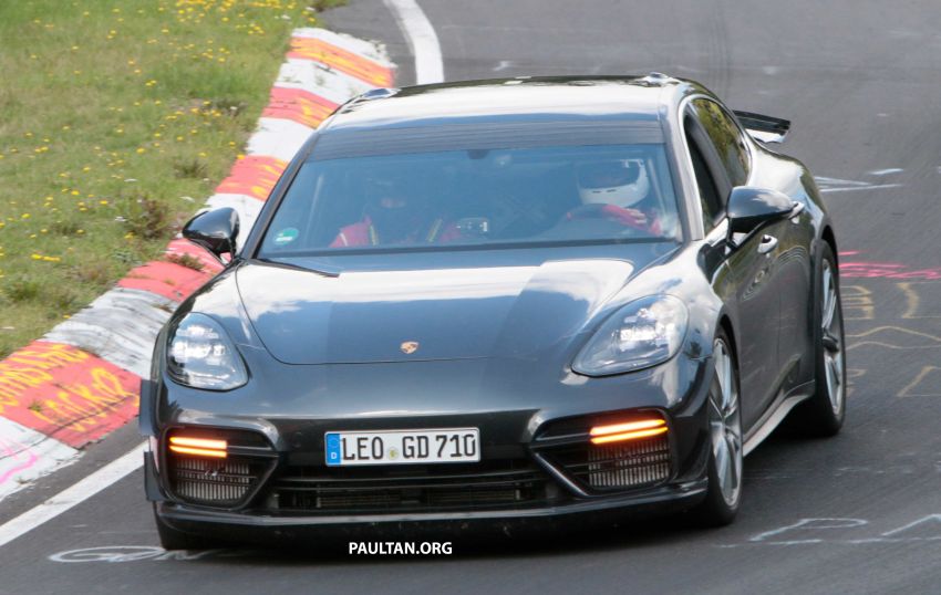 SPYSHOTS: Porsche Panamera testing aero; 820 hp? 1003284