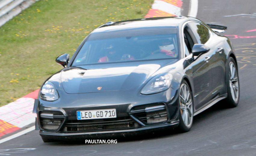 SPYSHOTS: Porsche Panamera testing aero; 820 hp? 1003285
