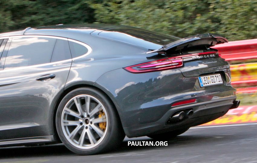 SPYSHOTS: Porsche Panamera testing aero; 820 hp? 1003289