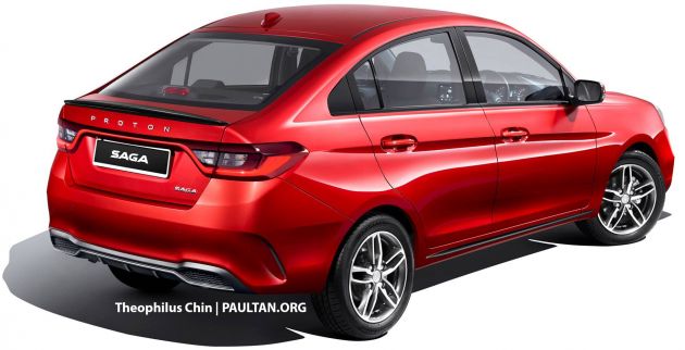 Proton Saga Aeroback – bayangan versi lebih praktikal