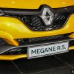 Renault Megane RS 280 Cup rasmi dilancarkan di M’sia – EDC auto dan manual, harga bermula RM280,888