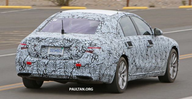 SPIED: W223 Mercedes-Benz S-Class spotted with production face; to drop standard wheelbase variant?