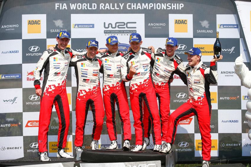Toyota Yaris WRC Gazoo Racing sapu bersih podium 1-2-3 Rali Jerman 2019, Ott Tanak hampiri Juara Dunia 1005964