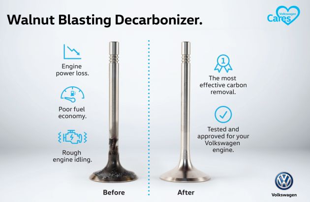 Volkswagen Malaysia introduces Walnut Blasting Decarboniser service for a cleaner, smoother drive