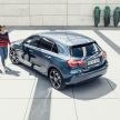 W177 Mercedes-Benz A250e plug-in hybrid debuts – joined by A250e Sedan and B250e; 70-77 km EV range