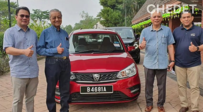 VIDEO: Tun M tries out the 2019 Proton Saga facelift 1003064