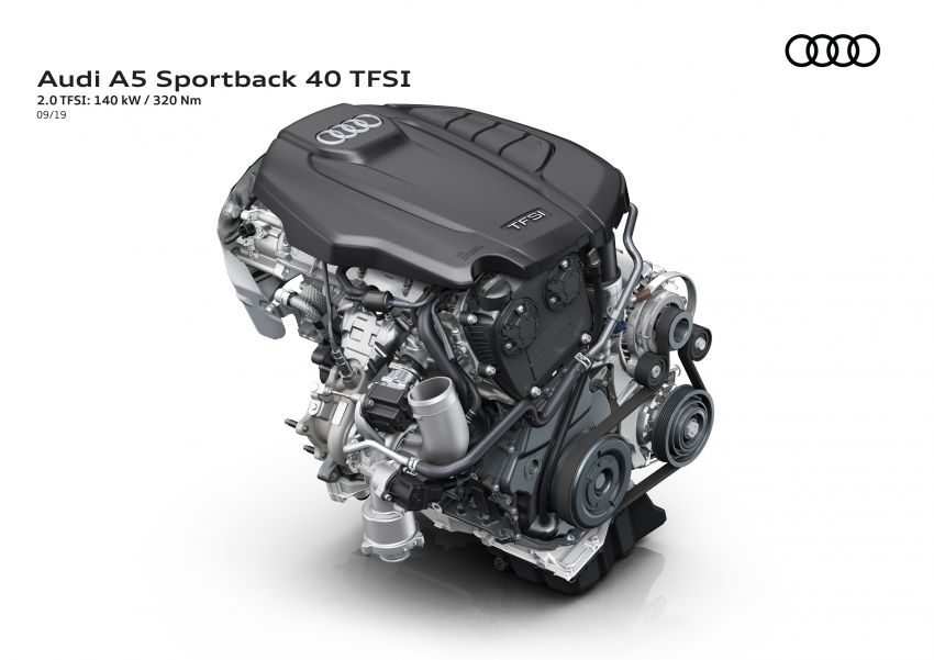 Audi A5, S5 2020 terima wajah dan teknologi baharu 1013460