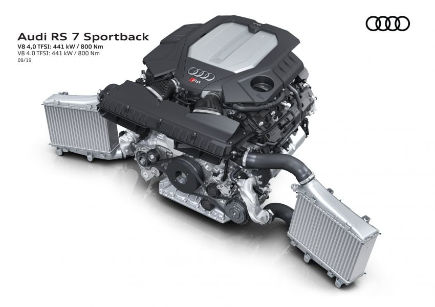 Audi RS7 Sportback – enjin V8 4.0L, 600 hp, 800 Nm 1013813