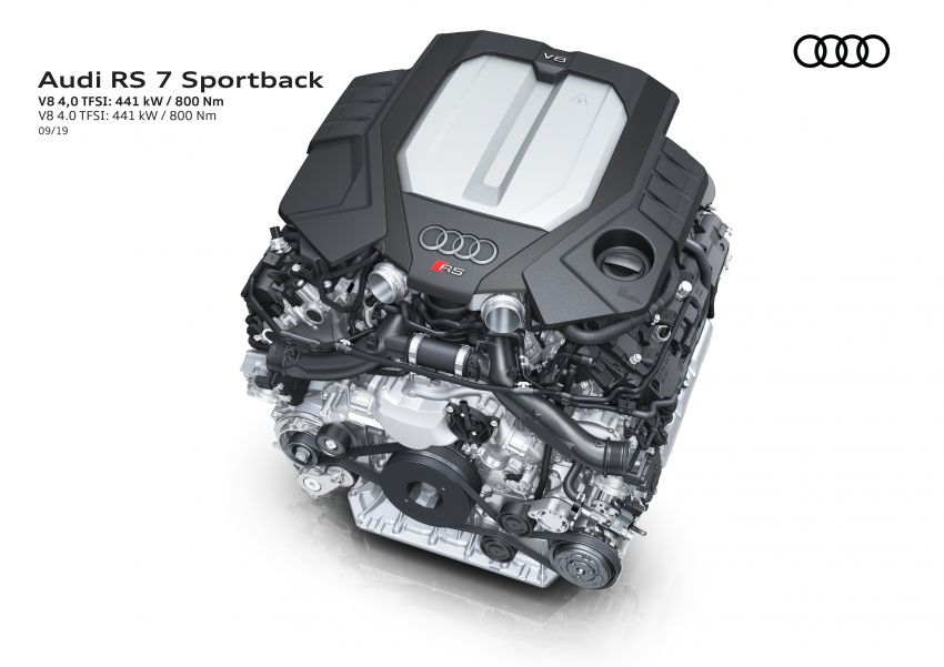 Audi RS7 Sportback – enjin V8 4.0L, 600 hp, 800 Nm 1013814