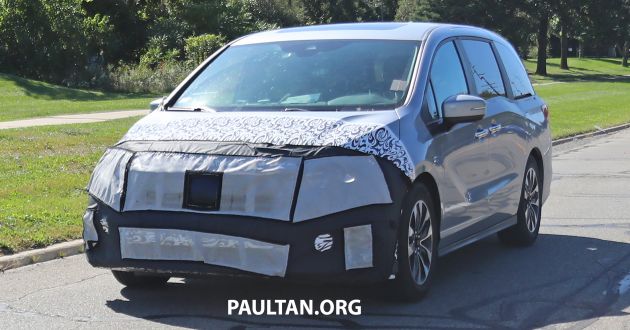 SPYSHOTS: 2021 Honda Odyssey facelift – US-spec