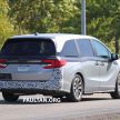 SPYSHOTS: 2021 Honda Odyssey facelift – US-spec