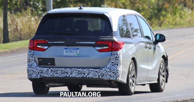 SPYSHOTS: 2021 Honda Odyssey facelift – US-spec
