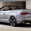 Audi A5, S5 2020 terima wajah dan teknologi baharu