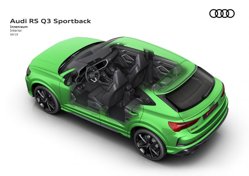 2020 Audi RS Q3: standard and Sportback with 400 hp 1021236