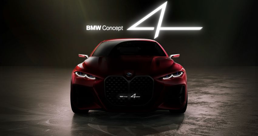 BMW Concept 4 debuts, previews future coupe design 1012608