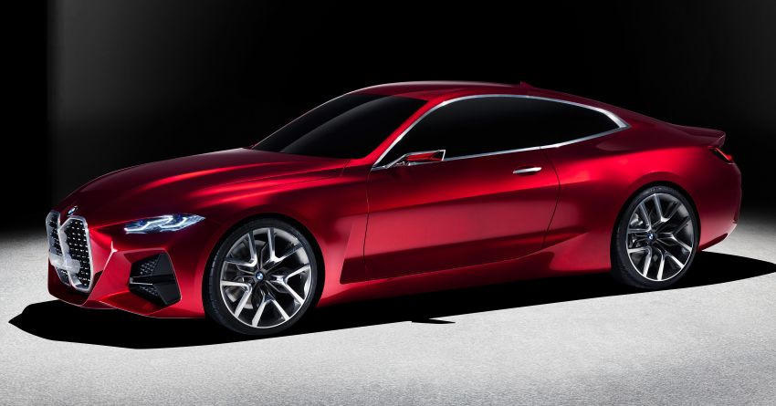 BMW Concept 4 debuts, previews future coupe design 1012594