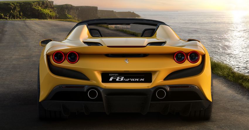 Ferrari F8 Spider – enjin V8 turbo 3.9L, 720 PS, 770 Nm 1012275