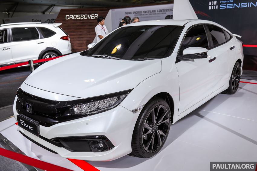 Honda Civic 2019 dipertontonkan di M’sia – dilengkapi Honda Sensing, <em>spoiler</em> but dan roda aloi 18-inci 1022484
