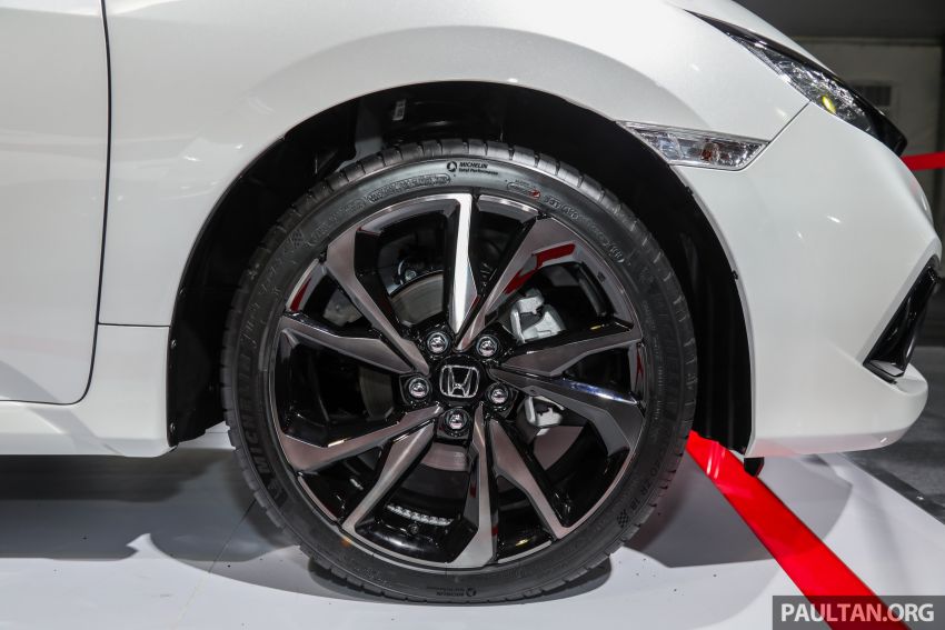 Honda Civic 2019 dipertontonkan di M’sia – dilengkapi Honda Sensing, <em>spoiler</em> but dan roda aloi 18-inci 1022499