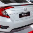 Honda Civic 2019 dipertontonkan di M’sia – dilengkapi Honda Sensing, <em>spoiler</em> but dan roda aloi 18-inci