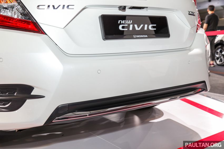Honda Civic 2019 dipertontonkan di M’sia – dilengkapi Honda Sensing, <em>spoiler</em> but dan roda aloi 18-inci 1022505