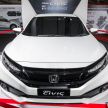 Honda Civic facelift previewed in Malaysia – now with Honda Sensing, boot spoiler and 18-inch alloy wheels