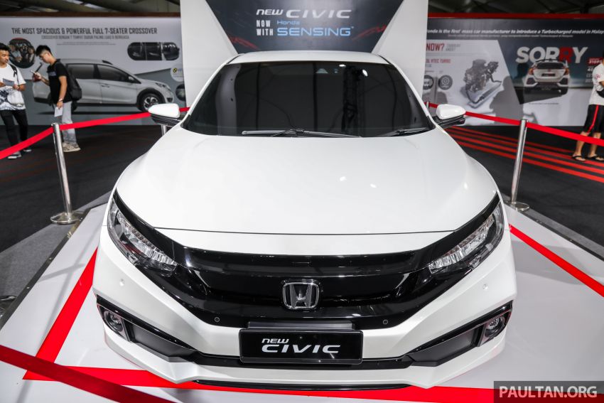 Honda Civic 2019 dipertontonkan di M’sia – dilengkapi Honda Sensing, <em>spoiler</em> but dan roda aloi 18-inci 1022487