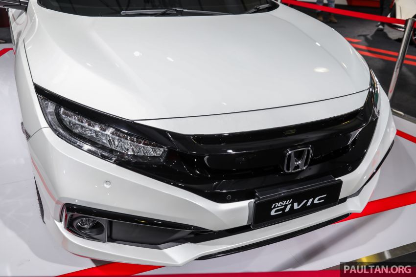 Honda Civic 2019 dipertontonkan di M’sia – dilengkapi Honda Sensing, <em>spoiler</em> but dan roda aloi 18-inci 1022489