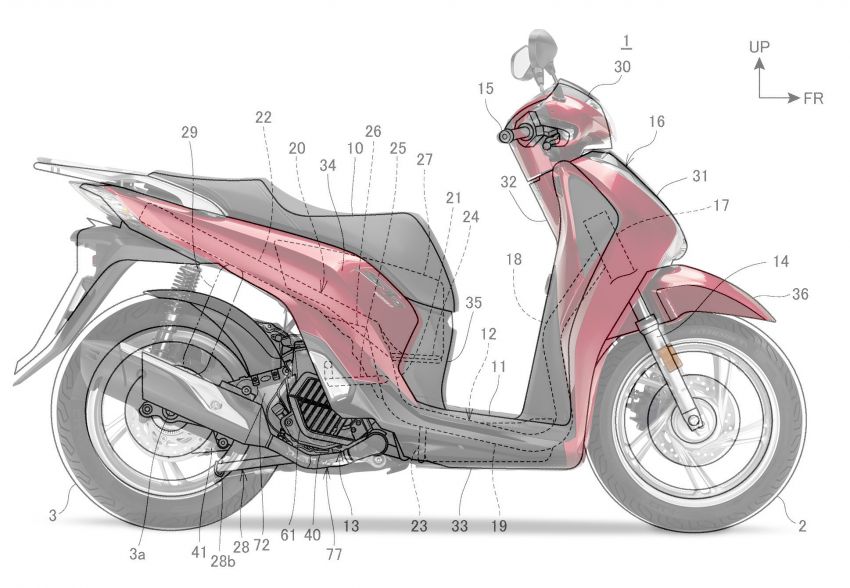 Honda PCX scooter to use four-valves and VTEC? 1014881