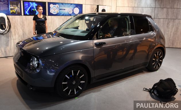 Honda e on display at the 2019 Frankfurt Motor Show – two outputs; priced from RM136,108 in Germany