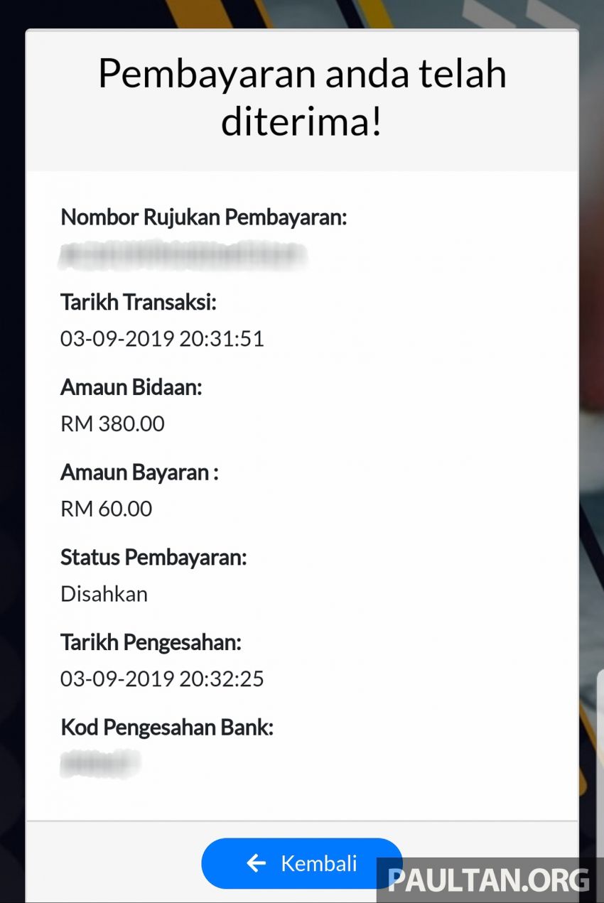 JPJ eBid – Kami cuba sendiri sistem bidaan plet atas talian, masih ada ruang untuk penambah baikan 1011447