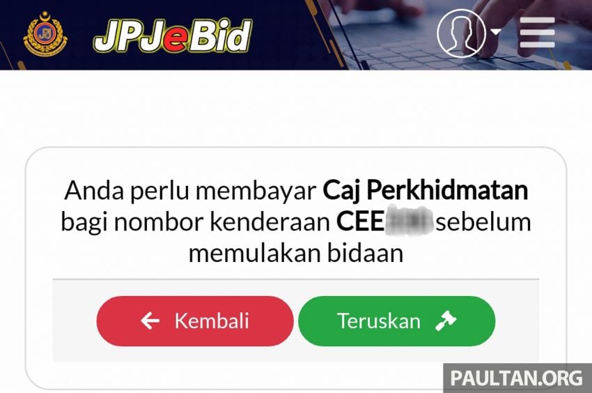 JPJ eBid – Kami cuba sendiri sistem bidaan plet atas talian, masih ada ruang untuk penambah baikan 1011438