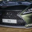 2019 Lexus RX facelift launched in Malaysia – three 2.0L turbo variants offered; priced from RM399,888