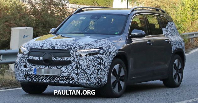 SPYSHOTS: Mercedes-Benz EQB SUV spotted testing