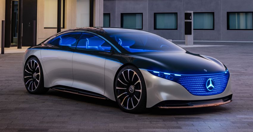 Mercedes-Benz Vision EQS buat penampilan sulung – konsep elektrik, 470 hp/760 Nm, 700 km jarak jalan 1012759