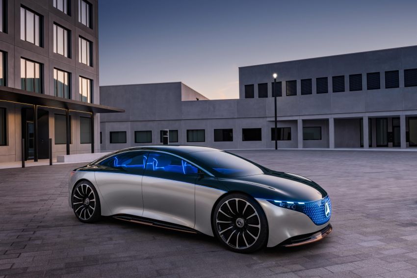 Mercedes-Benz Vision EQS buat penampilan sulung – konsep elektrik, 470 hp/760 Nm, 700 km jarak jalan 1012761