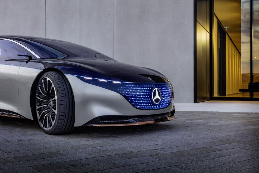 Mercedes-Benz Vision EQS debuts – concept electric flagship with over 470 hp, 760 Nm and 700 km range 1012454