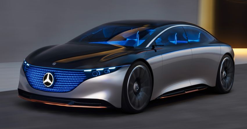 Mercedes-Benz Vision EQS debuts – concept electric flagship with over 470 hp, 760 Nm and 700 km range 1012562