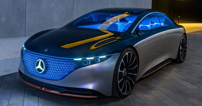 Mercedes-Benz Vision EQS buat penampilan sulung – konsep elektrik, 470 hp/760 Nm, 700 km jarak jalan 1012781