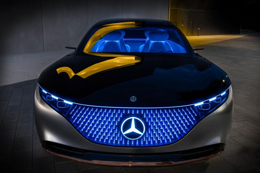 Mercedes-Benz Vision EQS debuts – concept electric flagship with over 470 hp, 760 Nm and 700 km range 1012568
